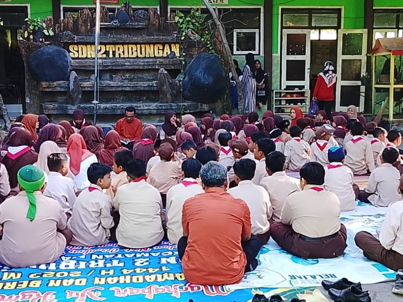 Memupuk Karakter Sejak Dini, SDN 2 Tribungan Rutin Gelar Istighosah dan Pengajian Jumat Pagi